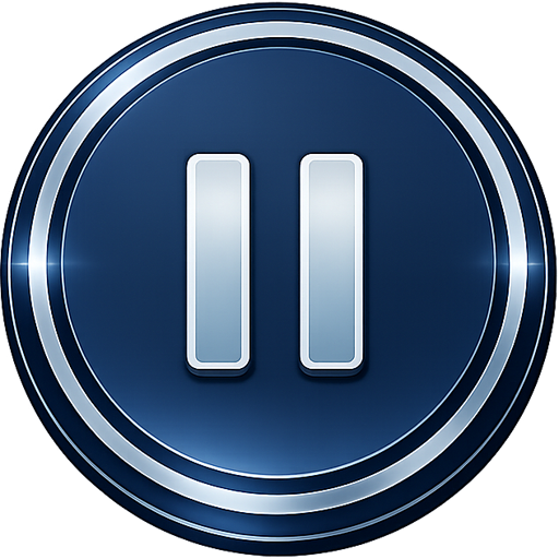 Pause media icon